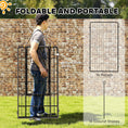 Load image into Gallery viewer, 16 Panels Dog Playpen, 27"W x 47"H Heavy Duty Pet Fence with Door & Strap for Indoor Outdoor Backyard Garden, Portable & Foldable Puppy Pet Pen for Large Dogs
