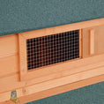Load image into Gallery viewer, 137" Chicken Coop Wooden Large Hen House Deluxe Rabbit Hutch Lockable Poultry Cage Backyard with Nesting Box and Run, Orange
