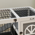 Load image into Gallery viewer, Wooden Rabbit Hutch, Elevated Guinea Pig Cage w/ Openable Roof, Ladder, Removable Tray, 90 x 53 x 87cm - Grey

