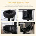 Load image into Gallery viewer, 60 Inch Cat Tree for Large Cats Adult, Tall Cat Tower with Scratching Posts and 2 Hammocks, Multi-Level Plush Kitten Condo for Indoor Cats with Dangling Balls, Dark Grey
