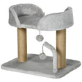 Load image into Gallery viewer, Cat Tree, 16.5" Small Cat Tower Condo for Indoor Cats with Jute Scratching Posts, Top Perch, Dangling Balls, Cat Activity Centre, Grey
