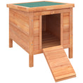 Load image into Gallery viewer, Small Wooden Rabbit Hutch Bunny Cage Guinea Pig Cage Duck House Dog House with Openable & Waterproof Roof, for Rabbits, Chickens, Ducks, Natural
