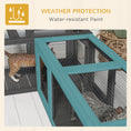 Load image into Gallery viewer, PawHut Cat Tunnel Outdoor, Wooden Cat Tube with Combinable Design, 8 Doors, 98" Cat Toys for Kitty, Puppy, Pet, House, Window, Cage, Dark Gray
