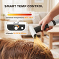 Load image into Gallery viewer, Dog Grooming Vacuum & Dryer Kit, 5 in 1 Dog Hair Dryer with Clippers for Thick Short Long Hair Shedding Brush, 12000 Pa Suction Power Vacuum, 4 Modes Blow Temperature
