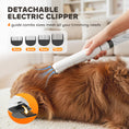 Load image into Gallery viewer, Dog Grooming Vacuum & Dryer Kit, 5 in 1 Dog Hair Dryer with Clippers for Thick Short Long Hair Shedding Brush, 12000 Pa Suction Power Vacuum, 4 Modes Blow Temperature
