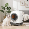 Load image into Gallery viewer, Self Cleaning Cat Litter Tray, 80L Extra Large Automatic Cat Litter Box with APP Control, Safety Protection, Odor Removal, Kitten Smart Toilet with Rubbish Bag for Multiple Kittens
