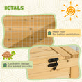 Load image into Gallery viewer, Wood Tortoise House Indoor Outdoor Turtle Habitat Reptile Cage for Lizards, Geckos, 35.8" x 23.8" x 12.6", Yellow
