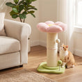 Load image into Gallery viewer, Cat Tree, Flower Cat Scratching Post with Thick Sisal Post, Dangling & Spring Balls, Bed, Kitty Activity Centre for Indoor Kittens, Stable Structure, Easy to Assemble, Pink
