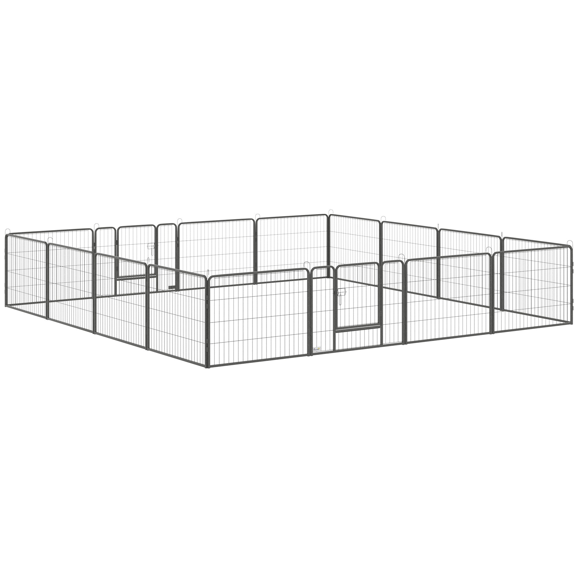 Dog Pen, 16 Panels Puppy Pen 60cm High, Heavy Duty Pet Playpen Portable for Indoor Outdoor, for Dogs, Ducks