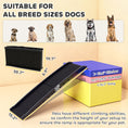 Load image into Gallery viewer, Folding Dog Ramp for Car, Truck, SUV, 61 Inches Portable Pet Ramp with Frosted Surface, Non Slip with Raised Side Rails
