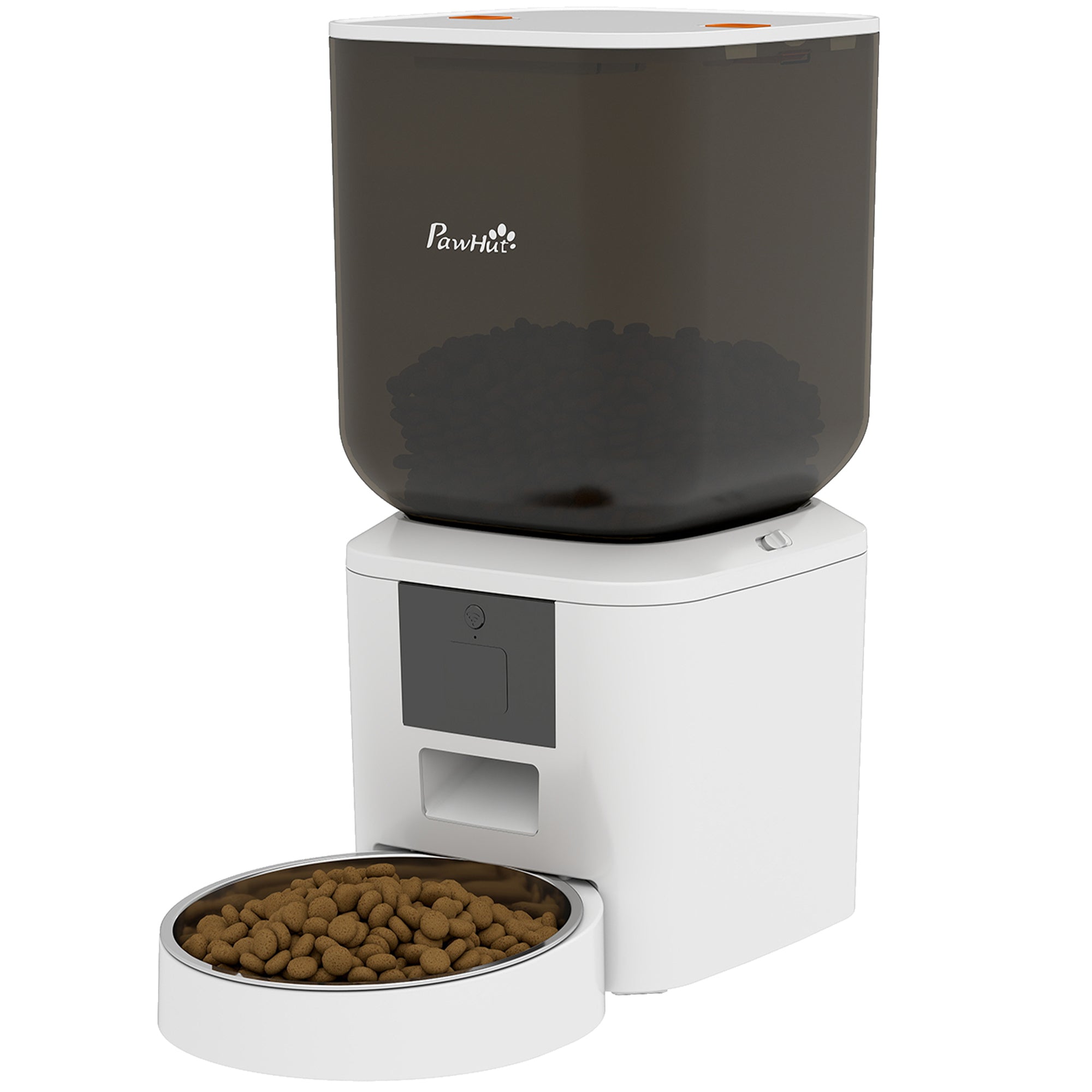 Automatic Cat Feeder, 2.4G WiFi, Smart APP Control 8L Extra Large Pet Feeder Dispenser 1-10 Meals with 10s Meal Call Back, Anti-Clogging, Dual Power Supply, Detachable Clean