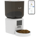 Charger l'image dans la visionneuse de la galerie, Automatic Cat Feeder, 2.4G WiFi, Smart APP Control 8L Extra Large Pet Feeder Dispenser 1-10 Meals with 10s Meal Call Back, Anti-Clogging, Dual Power Supply, Detachable Clean
