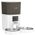 Load image into Gallery viewer, Automatic Cat Feeder with HD Camera for 2 Cats, 6L 2.4G/5G WiFi Smart Pet Food Dispenser with App Control, Timed Pet Feeder with 1-10 Meals Per Day, 10s Voice Recorder, Dual Power Supply
