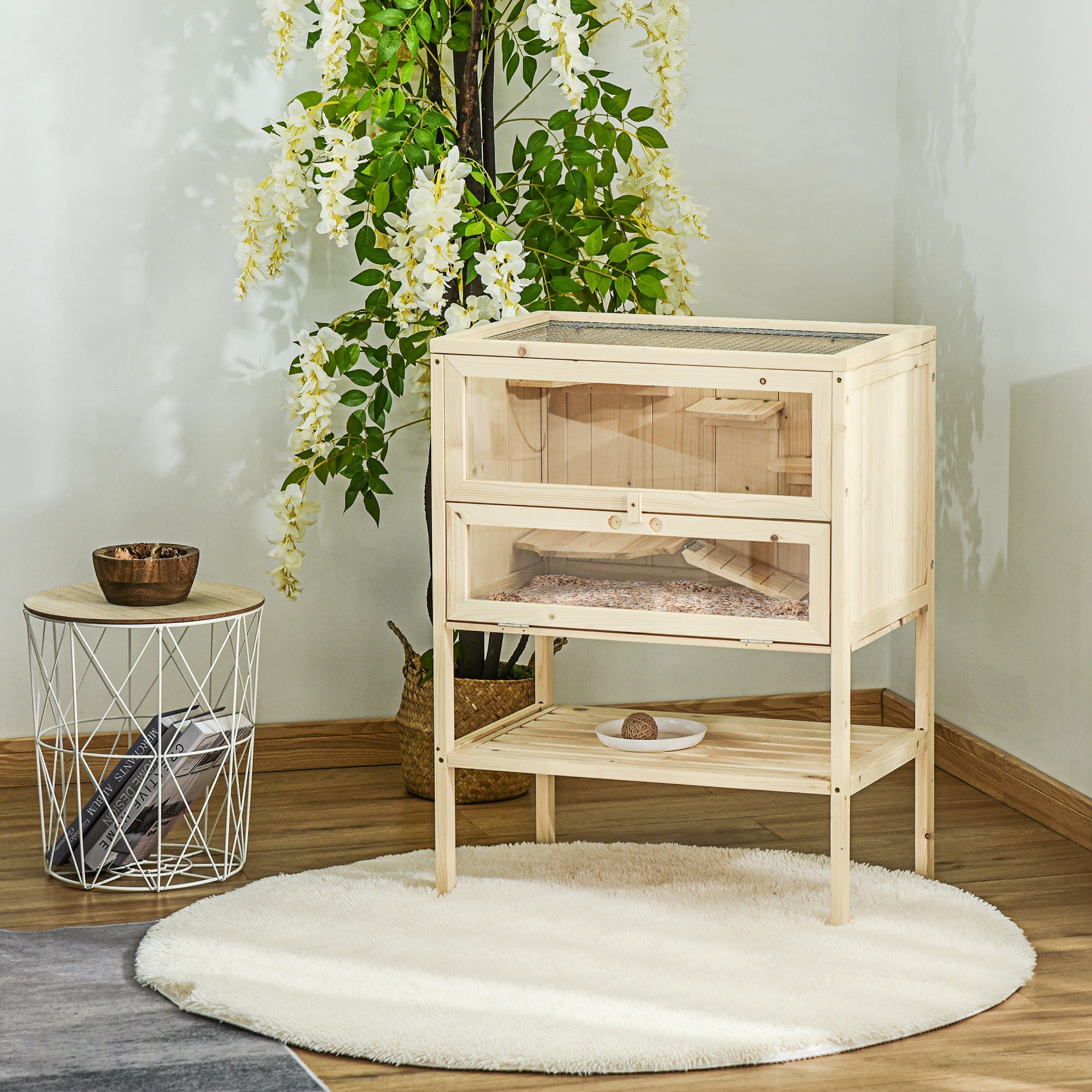 A closer look at Micro Hamster Habitat With Storage