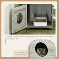Load image into Gallery viewer, Cat Tower with Litter Box Enclosure, Cat Tree for Indoor Cats with Cat House, Scratching Post, Hammock, Grey
