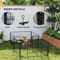 Load image into Gallery viewer, Whelping Box for Dogs and Puppies, 23.5"H, 7 Panels Puppy Playpen with Windproof Oxford Fabric Cloth, Washable Pee Pad, Pet Playpen with Door, for Medium & Large Dogs
