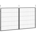 Load image into Gallery viewer, Dog Pen, 2 Panel Puppy Pen, Portable, Detachable, For Medium Dogs, 60cm Tall, Black
