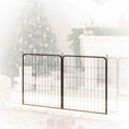 Load image into Gallery viewer, Dog Pen, 2 Panel Puppy Pen, Portable, Detachable, For Medium Dogs, 60cm Tall, Black
