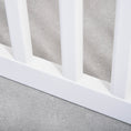 Load image into Gallery viewer, Freestanding Pet Gate 4 Panel Dog Barrier Folding Safety Fence with Support Feet up to 204cm Long 75cm Tall for Doorway Stairs, White
