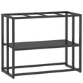 Charger l'image dans la visionneuse de la galerie, 40 Gallon Fish Tank Stand, Heavy Duty Aquarium Stand with Storage Shelf, Adjustable Feet, for Home Office, 36.6" L x 18.5" W x 29.9" H, Black
