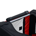 Load image into Gallery viewer, Folding Dog Bike Trailer Pet Cart Carrier for Bicycle Travel with Hitch Coupler in Steel Frame - Red & Black

