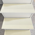 Load image into Gallery viewer, Pet Stairs Dog Steps for High Bed, 4 Levels Dog Stairs for Car, Wooden Cat Ladder with Non-Slip Carpet, 15.7" L x 23.2" W x 21.3" H, White
