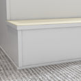 Load image into Gallery viewer, Pet Stairs Dog Steps for High Bed, 4 Levels Dog Stairs for Car, Wooden Cat Ladder with Non-Slip Carpet, 15.7" L x 23.2" W x 21.3" H, White
