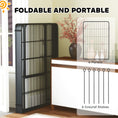 Load image into Gallery viewer, Dog Pen, 6 Panel Puppy Pen, Steel Dog Playpen, for Large Breeds, 100cm Tall, Black
