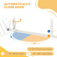 Load image into Gallery viewer, Pressure Fit Safety Gate for Doorways and Staircases, Dog Gate with Auto Closing Door, Pet Barrier for Hallways with Double Locking, Openings 74-80cm - White
