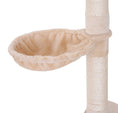 Load image into Gallery viewer, 8.5ft Cat Climbing Tree 5-Tier Kitty Activity Center Floor-to-Ceiling Cat Climber Toy with Scratching Post Play Rest Post Pet Furniture Beige
