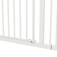 Load image into Gallery viewer, Dog Gate Stair Gate Pressure Fit Pets Barrier Auto Close for Doorway Hallway, 74-94cm Wide Adjustable, White
