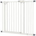 Load image into Gallery viewer, Dog Gate Stair Gate Pressure Fit Pets Barrier Auto Close for Doorway Hallway, 74-94cm Wide Adjustable, White
