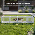Load image into Gallery viewer, Outdoor Cat Tunnel with Extendable Design, 79" L Wooden Cat Run with Weather Protection, Connecting Inside and Outside, for Deck Patios, Balconies, White
