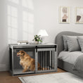 Load image into Gallery viewer, Dog Crate Furniture, Dog House Furniture Style for Extra Large Dogs, Dog Kennel with Removable Cushion for Indoor Use, 118 x 60 x 73 cm, Grey
