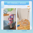 Load image into Gallery viewer, 5 Tiers Hamster Cage Portable Animal Travel Carrier Habitat with Exercise Wheels Play Tube Water Bottle Dishes House Ladder for Gerbils, Light Blue
