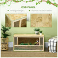 Load image into Gallery viewer, Reptile Terrarium Vivarium Habitat w/ Transparent Sliding Doors, Breathable Mesh, for Lizards, Horned Frogs, Snakes and Chameleons, 80 x 40 x 40 cm

