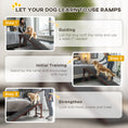 Load image into Gallery viewer, Pet Ramp Bed Steps for Dogs Cats Non-slip Carpet Top Platform Pine Wood 74"L x 16"W x 25"H Brown
