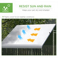 Load image into Gallery viewer, Chicken Run Galvanised Walk-in Chicken Coop Hen Poultry House Cage Rabbit Hutch Pet Playpen Garden w/ Water-Resist Cover, 3 x 1.7 x 1.9m
