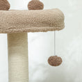 Load image into Gallery viewer, Cat Tree for Indoor Cats, 88cm Cat Tower with Sisal Scratching Post, Hanging Ball, Large Cat Perch, Stairs, Cat Activity Centre for Kitten, Brown

