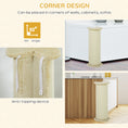 Load image into Gallery viewer, 85cm Tall Cat Scratching Post w/ Sisal Rope, Covered in Soft Plush, Anti-Tip for Indoor Corners, Cabinet Corners, Sofa Corners - Beige
