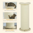Load image into Gallery viewer, 85cm Tall Cat Scratching Post w/ Sisal Rope, Covered in Soft Plush, Anti-Tip for Indoor Corners, Cabinet Corners, Sofa Corners - Beige
