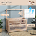 Load image into Gallery viewer, PawHut Extra Large Wooden Hamster Cage and Habitat Playground with 3 Ladders and 2 Huts, Syrian & Dwarf Hamster Small Animal Cage, Wheels, Pull-out Tray, Natural
