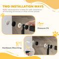 Load image into Gallery viewer, 59"H Extra Tall Cat Gate, 30"-41"W Steel Pet Gate for Doorway, Hallway, Pressure Mounted Kit No Drilling Dog Gate with 1.4" Extra Narrow Gap, 2.8" & 5.5" Extensions, Black
