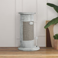 Load image into Gallery viewer, 58cm Cat Scratching Post for Corner Wall, Claw Scratcher, with Smooth Plush, Sisal Rope, Toy Balls, Stable Base - Grey
