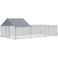 Load image into Gallery viewer, Large Metal Chicken Coop, Hen Run House with Anti-Ultraviolet Cover, Walk-in Poultry Cage for Ducks, Rabbits, Outdoor Backyard Farm, 19.7' x 9.8' x 6.4'
