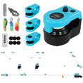 Load image into Gallery viewer, Interactive Cat Toy for Indoor Kittens & Adult, Automatic & Remote Control Electric Cat Toy with Adjustable Speed, DIY Track & Mouse Sound, Rechargeable Boredom Buster
