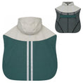 Load image into Gallery viewer, Dog Raincoat with Hood, Waterproof & Breathable Rain Jacket with Reflective Strips and Leash Hole, Adjustable Poncho for Large Dogs, 20-30 KG Available, Green, L
