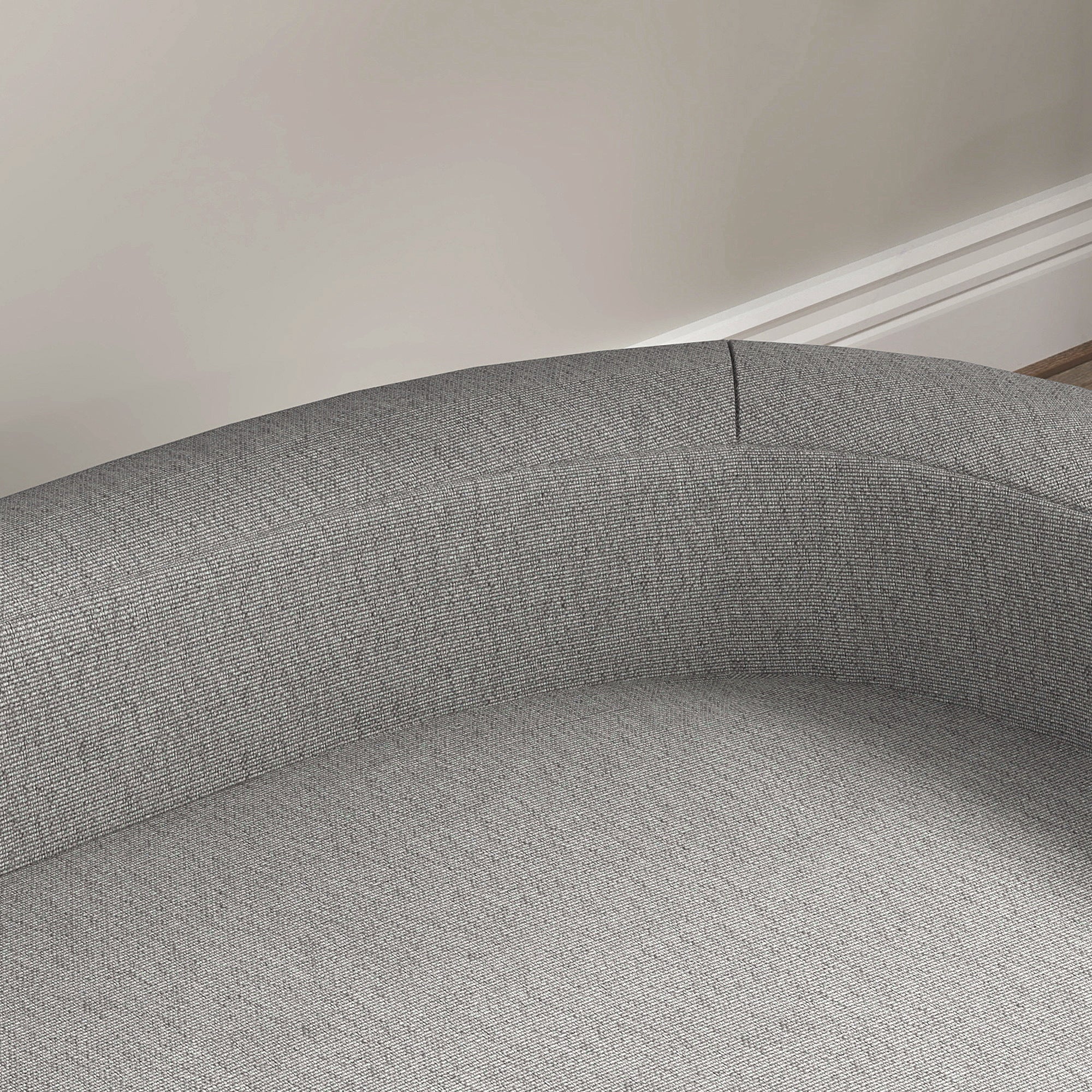 Dog Sofa, Dog Couch Bed for Large Dogs, Elevated Pet Cat Sofa Bed with Removable Washable Cover, Anti-slip Foot Pads, Grey