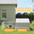 Load image into Gallery viewer, Outdoor Dog Kennel with Waterproof & UV-Resistant Cover, Dog Run with Secure Lock for Small Medium Large Dogs, 13.1' x 7.5' x 4.9'
