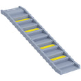 Load image into Gallery viewer, Dog Stairs for Car Truck SUV, Foldable Dog Ramp for Medium Small Dogs, Folding Pet Stairs with Non-slip Strips & Pads, Supports Up to 150 lbs (10 Steps), Gray
